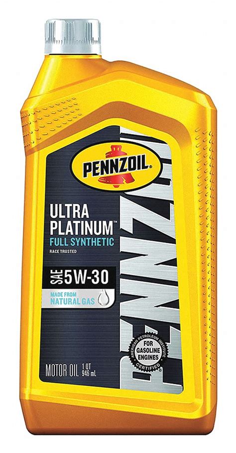 Pennzoil Full Synthetic Engine Oil 1 Qt 5w 30 For Use With