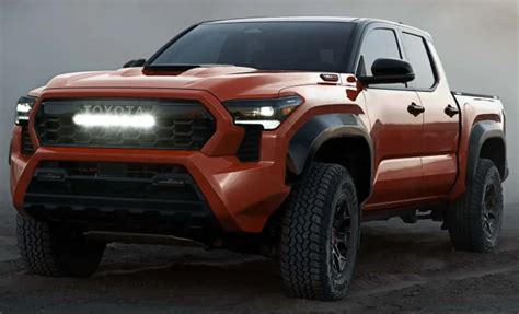 2024 Tacoma Toyota Trd Pro Teased In A Special Terra Orange Color