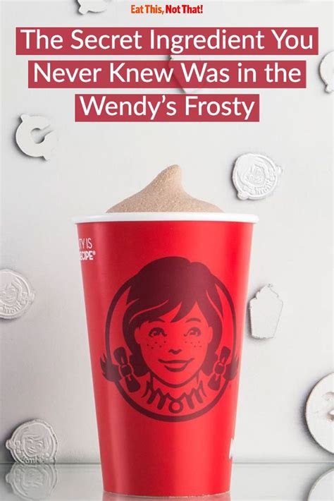 the secret ingredient you never knew was in the wendy s frosty frothy cup