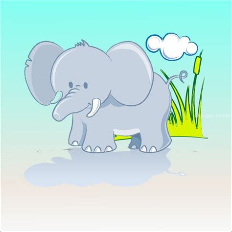 Baby Elephant Wallpaper Cartoon Wallpapersafari