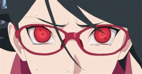 Why Does Sarada Uchiha Wear Glasses When Uchiha Are Known To Have Some