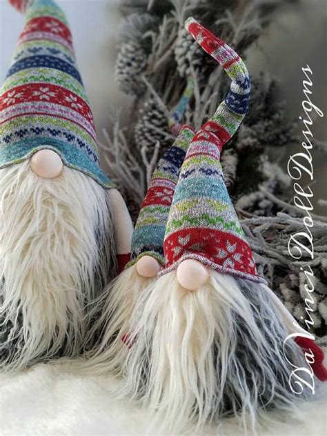 Tomte Nisse Nordic Gnome Santa Christmas Decoration Davincidolldesigns