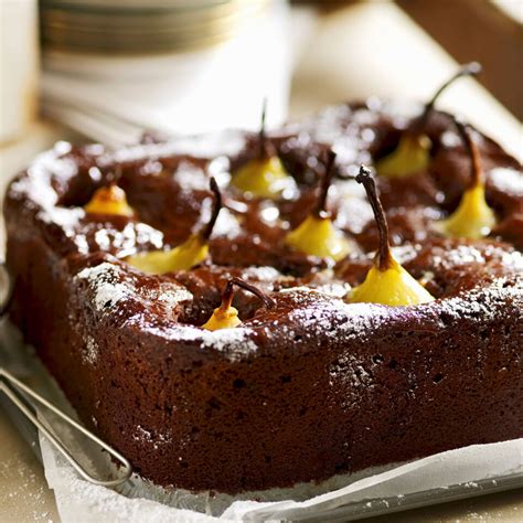 Birnen - Schoko - Kuchen Rezept