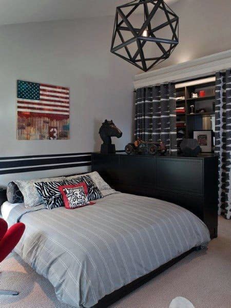 The prospect of climbing up a ladder to bed and being able to survey his kingdom on high is very exciting indeed! Top 70 Best Teen Boy Bedroom Ideas - Cool Designs For ...