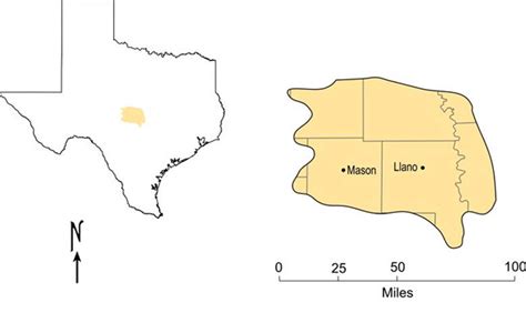 Mountains And Basins Region Of Texas Map No Survey No Human