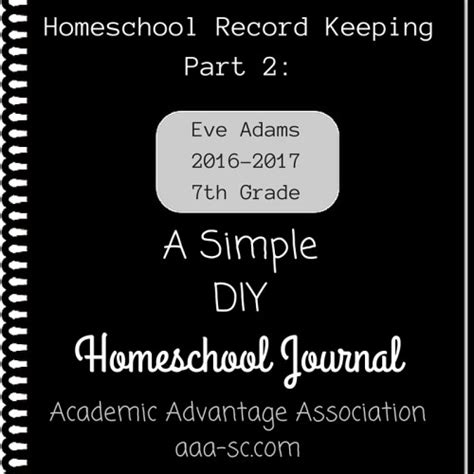 Setting Up Your Own Homeschool Planner Academic Advantage Association