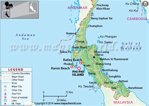 Phi Phi Islands Thailand Map Things To Do Where Is Accommodation