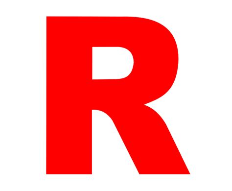 Letter R PNG Transparent Image Download Size X Px