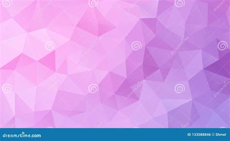 Flat Pink Triangle Background Stock Vector Illustration Of Color