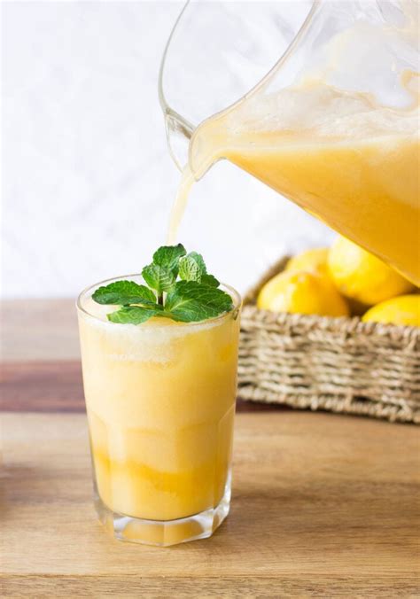 Tropical Peaches And Coconut Cream Lemonade Whisk It Real Gud