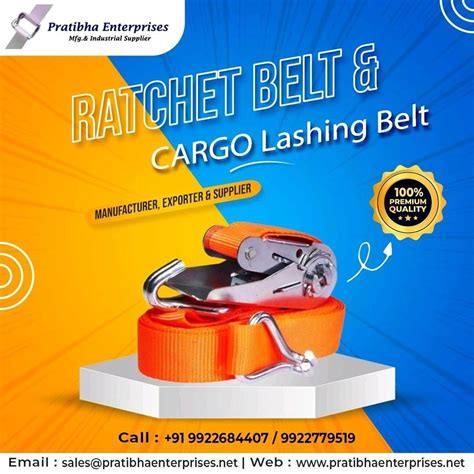 nylon and ss ratchet lashing belt size capacity 4400 lbs at rs 270 piece in pune