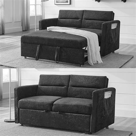 Merax 545 Loveseat With Pull Out Bed 3 In 1 Convertible