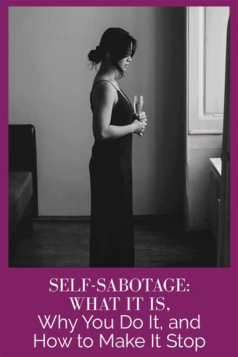 self sabotage what it is why you do it and how to stop it abby medcalf
