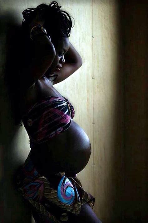 Pregnant Black Woman Most Beautiful Women Sacred Feminine Pregnant