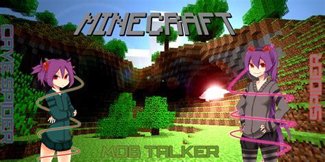Minecraft Mob Talker Spider And Cave Spider By Animeotakudubsteper On