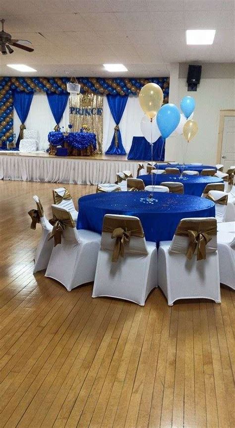 Royal Blue Prence Baby Shower Party Ideas Photo 6 Of 13 Prince