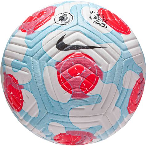 Nike Premier League Strike Soccer Ball White And Baltic Blue With Laser