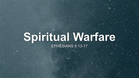 Spiritual Warfare Sermon By Sermon Research Assistant Ephesians 613