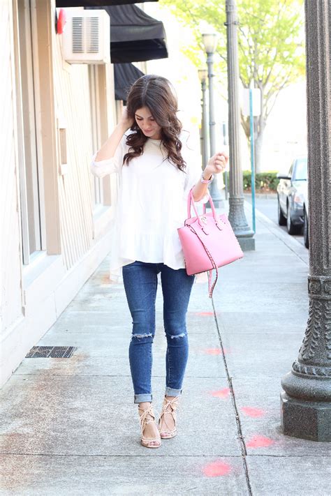 White Top And Jeans Mrs Simply Lovely