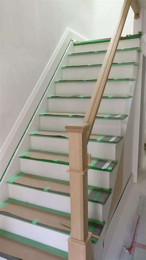 Refinish Stairs Install New Handrail Love Your Stairs