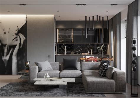 Living room interior home living room living room designs apartment living glamour living room chic living room interior livingroom apartment design transitional living rooms. HOME DESIGNING: 40 Grey Living Rooms That Help Your Lounge ...