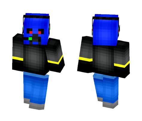 Download Blue Creeper Revamped Minecraft Skin For Free Superminecraftskins