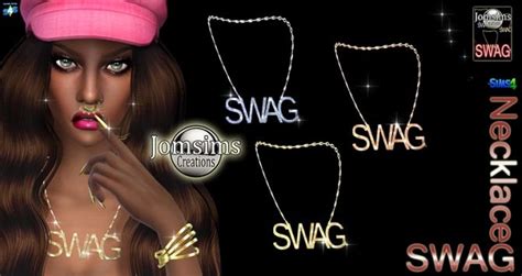 Swag Necklace At Jomsims Creations Sims 4 Updates Sims 4 Sims