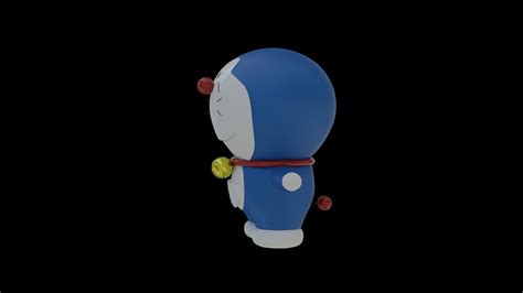 Doraemon 3d Model Animated Rigged Cgtrader