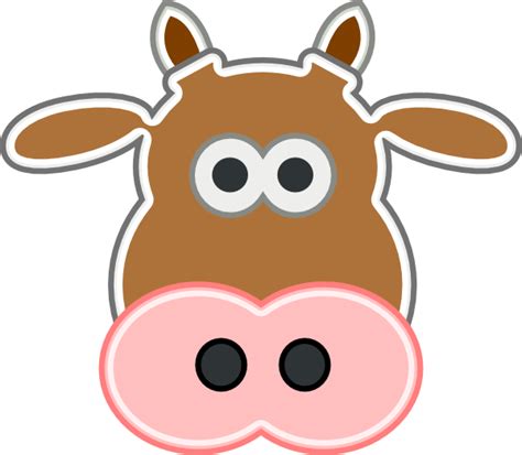 Cow Face Clipart Free Download On Clipartmag