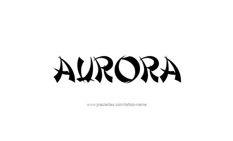 選択した画像 Aurora Name Tattoo 326011 Aurora Name In Cursive Tattoo