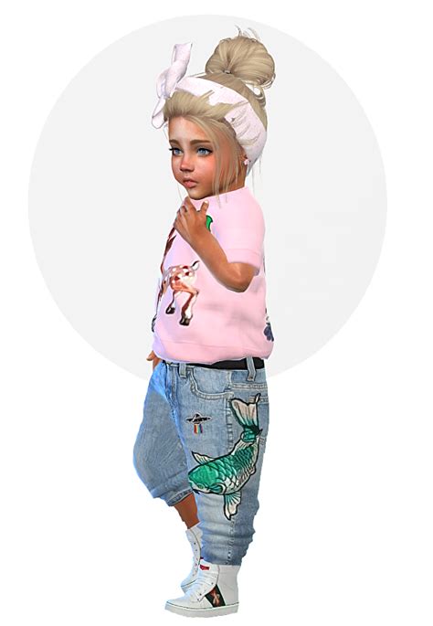 Sims4 Boutique ♔ Designer Set For Toddler Girls Ts4 Sims 4 Bebê