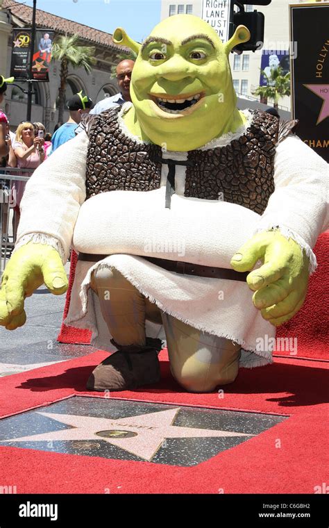 Shrek Is Honoured With The 2408th Star On The Hollywood Walk Of Fame Los Angeles California