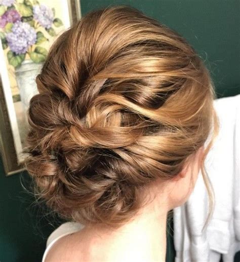 This length is the easiest to take care of while not being too short. Bridesmaid Updo Hairstyle for Medium Length Hair | Medium ...
