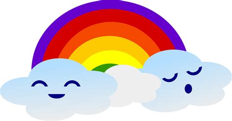 Rainbows And Clouds Png