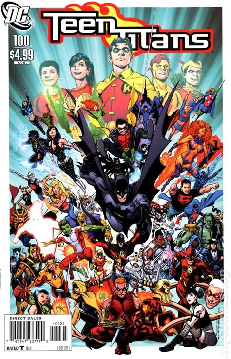 Teen Titans Comic Books Issue 100