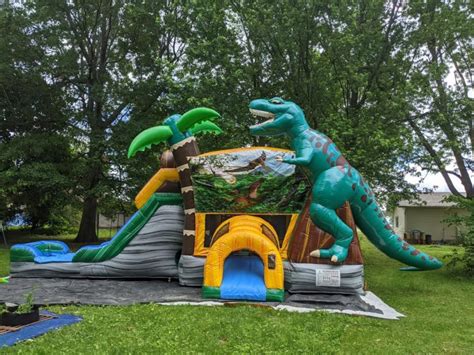 Dinosaur Bounce House With Slide Rental Jumping Jacks Event Rentals Springfield MO