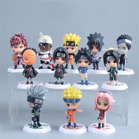 Selling and shipping pvc figure of anime and game characters etc. Naruto Figure Japanese Anime PVC 6pcs/set Collectible ...