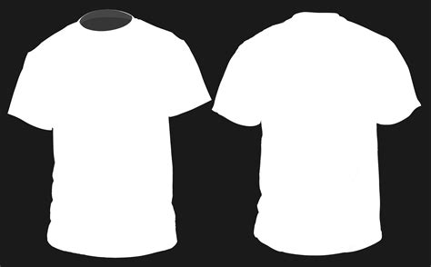 Blank Tshirt Front And Back Clipart Best