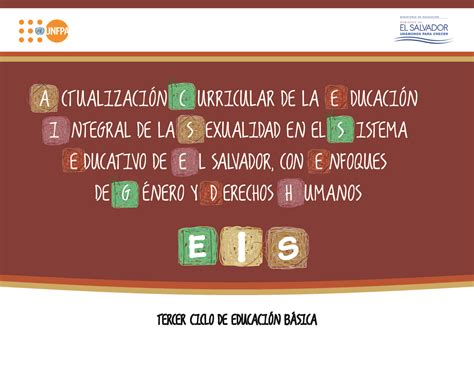 actualización curricular de la educación integral de la sexualidad en el sistema educativo de el