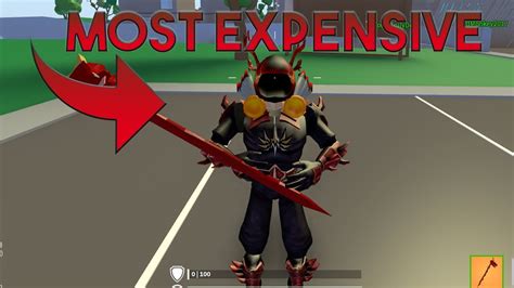 What is the most expensive item in roblox roblox amino. THE MOST EXPENSIVE ITEM IN STRUCID(ROBLOX FORTNITE) - YouTube