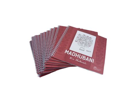Madhubani Malbuch mit Motiven der indischen Künstlerin ...