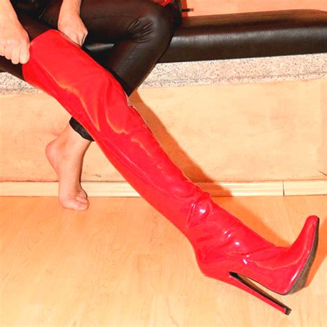 buy 7 heels extreme high heel crotch boot platform boot sexy stiletto overknee
