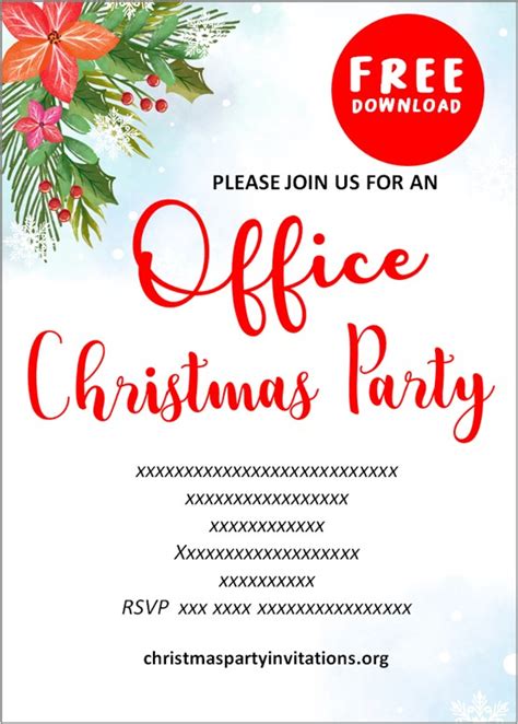 Office Christmas Party Invite Wording 2023 Latest Perfect Awesome