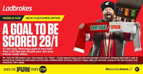 Ladbrokes Portugal V Spain Goal Offer World Cup 2018 Free Bets
