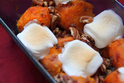 Holiday Recipe Traditional Sweet Potato With Marshmallows