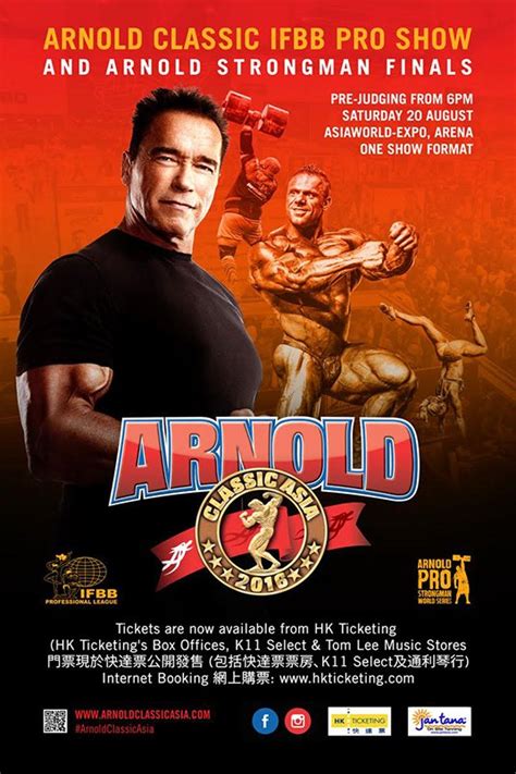 2016 Arnold Classic Asia Official Competitors List Evolution Of
