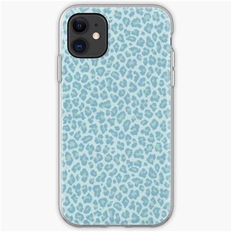 Blue Cheetah Print Iphone Case By Makennaesthetics Iphone Prints