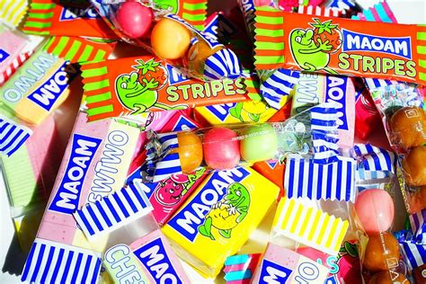 Maoam Chewy Candy Sweetness Sugar Confectionery Color Colorful