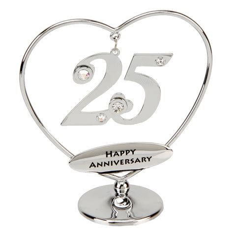 Do you know a special couple who are due to celebrate 25 years of marriage, and are a bit stressed about the kind of gift to buy? 25th Anniversary Cake Topper | 25th Silver Anniversary ...