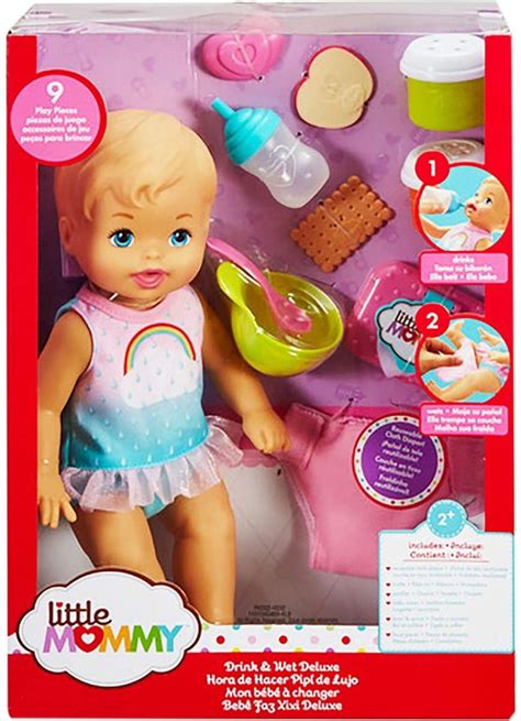 Little Mommy Dolls And Bears Little Mommy Happy Snacktime Baby Doll